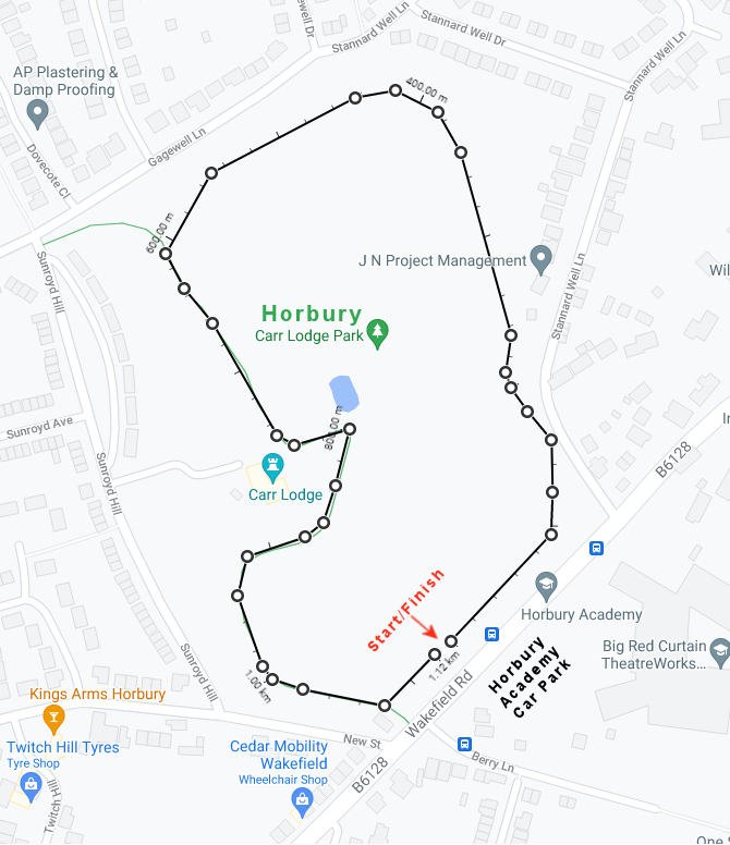 Be A Hero Walk Carr Lodge Park Circular